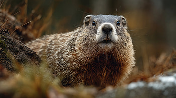 Quad Groundhog Gaze — Animal, Animal, Groundhog HD wallpaper