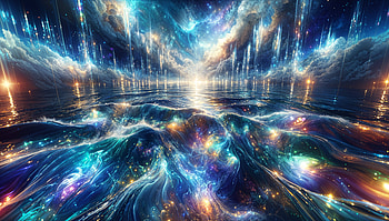 Mesmerizing Ocean Bliss - Ultra, ocean, magic, galaxy, cosmic, surreal HD wallpaper