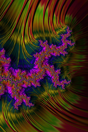 Trippy Psychedelic Fractal Art, trippy, psychedelic, hippie, Abstract, fractal HD phone wallpaper
