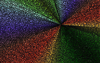 Abstract, Multicolored, Pieces, Mosaic HD wallpaper