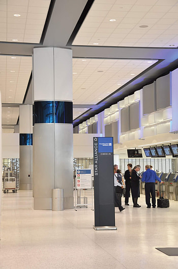 George Bush Intercontinental Airport, Terminal C, Ticketing, Gordon Inc HD phone wallpaper