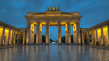 Brandenburg Gate, Berlin, Germany, Cityporn HD wallpaper
