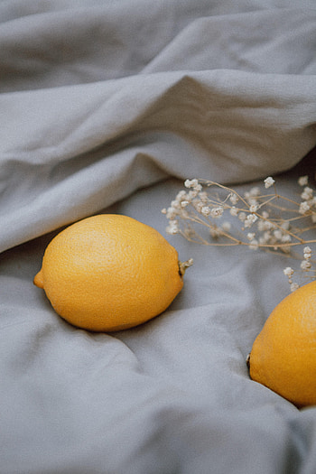 Flowers, Food, Cloth, Lemon, Citrus HD phone wallpaper