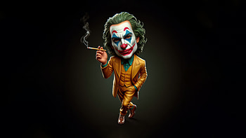 Joker Chaotic Reign, joker, supervillain, superheroes, minimalism, minimalist, artwork, artist, digital-art, deviantart HD wallpaper