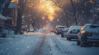 Winter Whisper: Snowy City, snowy city, winter HD wallpaper