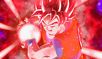 Red, ultra instinct, anime, goku, 2018 HD wallpaper