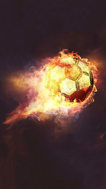 Soccer ball on fire, 2022 FIFA World Cup HD phone wallpaper