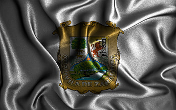 Coahuila flag, , silk wavy flags, mexican states, Day of Coahuila, fabric flags, Flag of Coahuila, 3D art, Coahuila, North America, States of Mexico, Coahuila 3D flag, Mexico HD wallpaper