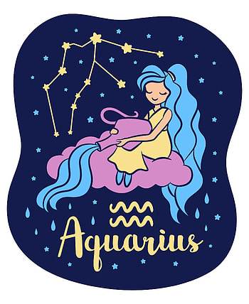 Aquarius Zodiac Sign, Colourful graphic tank top, Girls' zodiac sign, Zodiac sign colours HD phone wallpaper