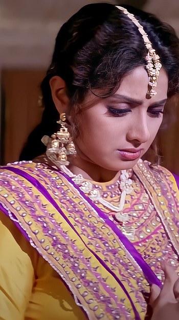 Sreedevi, heer ranja, bollywood actress, vintage HD phone wallpaper