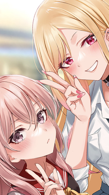 Marin & Sajuna — My Dress-Up Darling , Marin Kitagawa, Anime, My Dress-Up Darling HD phone wallpaper