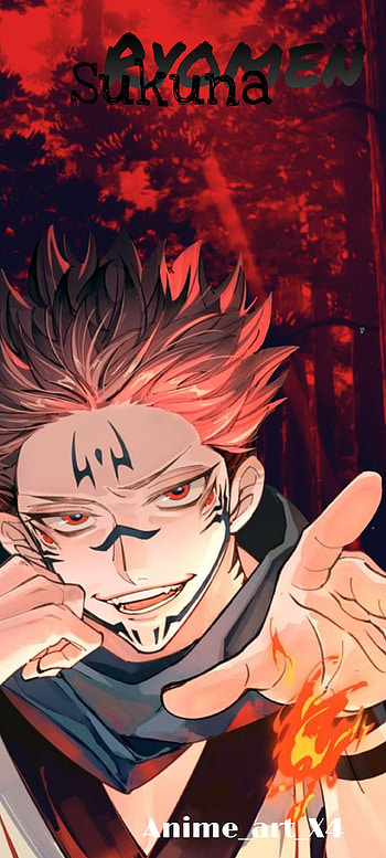 Sukuna Ryomen, Jujutsu Kaisen, Boy, Anime boy HD phone wallpaper