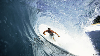 surfing, surfboard, wave, man, surf HD wallpaper