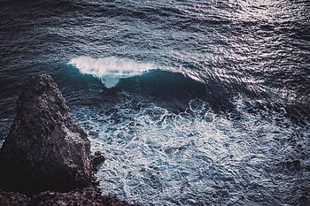 Nature, Water, Sea, Rock, Surf, Wave HD wallpaper