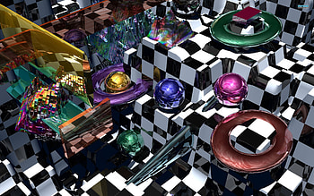 Balloons, 3D, Sphere, Spheres, Taw HD wallpaper