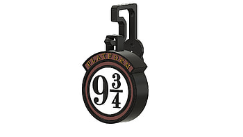 Platform 9 3/4 movies, Harry Potter 9 3/4 binary sign, 3D printing, Cults design HD wallpaper