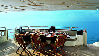 Landscape, Sea, Horizon, Miscellanea, Miscellaneous, Relaxation, Rest, View, Yacht, Suite, Lux HD wallpaper