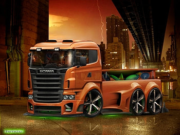 Scania R420 ShowTruck, truck HD wallpaper