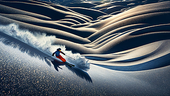 Skiing Adventure: Stunning Ultra, skiing, snow, mountain, Outdoor Adventure, Snowy Mountain HD wallpaper