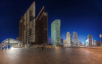 Cities, Night, Berlin, Building, Street, Germany, Buildings HD wallpaper