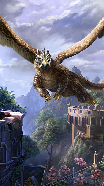 Gryphon, The Elder Scrolls HD phone wallpaper