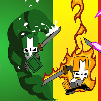 castle crashers, characters, arm, magic, graphics HD phone wallpaper