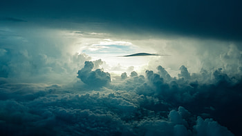 Above sky, clouds HD wallpaper