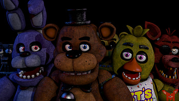 Fazbear Entertainment, Freddy Fazbear's Pizza, Classic Animatronics, Original Animatronics, Five Nights at Freddy's HD wallpaper