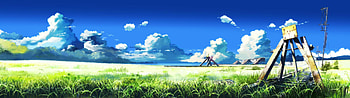 Anime Landscape Dual Screen Res: / Size:441kb. Views: 74029 HD wallpaper