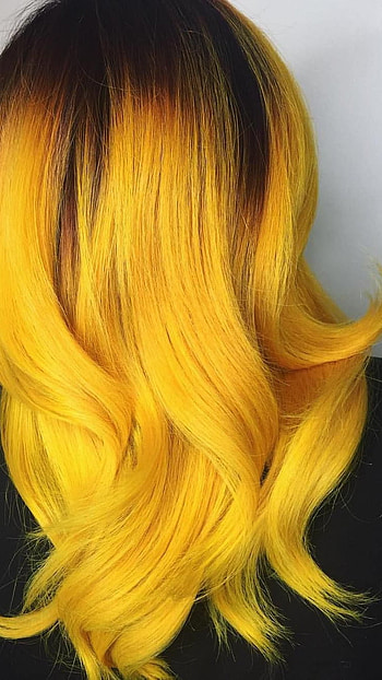Yellow Colour, Yellow Colour Hairs HD phone wallpaper