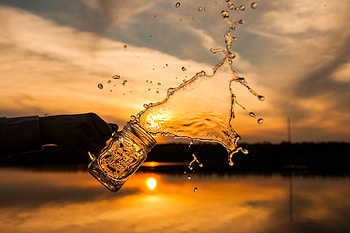 Bank, Hand, Miscellanea, Miscellaneous, Spray, Splash, Jar HD wallpaper