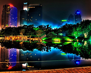colorful night lights , colorful, night lights HD wallpaper