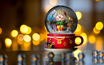 :), toy, snowman, craciun, ball, red, christmas, cup, new year HD wallpaper