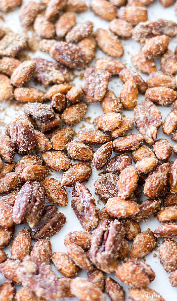 Pumpkin spice candied nuts, Autumn-inspired flavors, Sweet and spicy, Irresistibly crunchy HD phone wallpaper