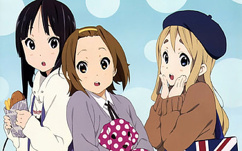 Hanging Out, Ritsu, Anime Friends, Friends, Mugi, Anime, K-ON, Mio Akiyama, Mio, Tsumugi, Anime Girls HD wallpaper