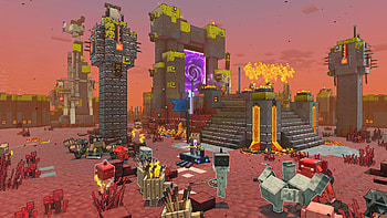 Minecraft Legends : Epic Battle in the Fiery Nether Realm, video game, Minecraft Legends HD wallpaper
