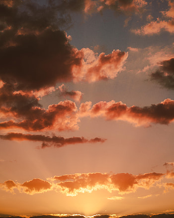 Nature, Sunset, Sky, Clouds, Beautiful HD phone wallpaper