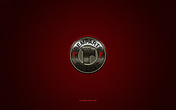 Quebec Remparts, Canadian hockey club, QMJHL, silver logo, burgundy carbon fiber background, Quebec Major Junior Hockey, hockey, Quebec, Canada, Quebec Remparts logo HD wallpaper