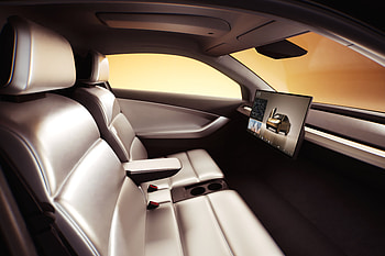 Tesla Cybercab: The Future of Autonomous Vehicle Design, Robotaxi HD wallpaper