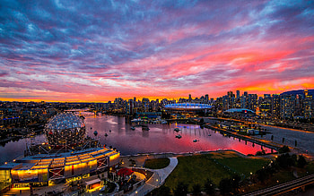 Vancouver Skyline, Travels, Canada amazing , Vancouver HD wallpaper