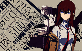 Kurisu Makise, steins, girl, anime, gate HD wallpaper