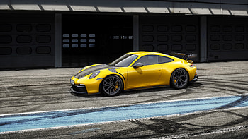 Techart Porsche 911 Gt3 2022 4 Cars HD wallpaper