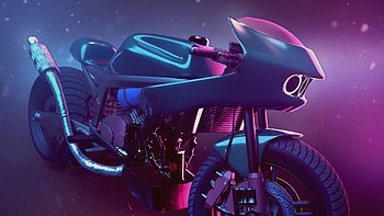 Psyclone Bike Art , bikes, artwork, artist, digital-art, deviantart HD wallpaper
