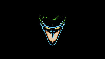 Joker In The Shadows, joker, supervillain, superheroes, minimalism, minimalist, dark, artwork, digital-art, deviantart HD wallpaper