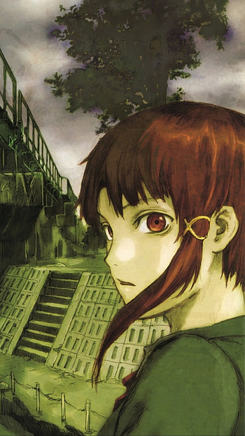 Serial Experiments Lain, Anime series, Thought-provoking narrative, Experimental storytelling HD phone wallpaper