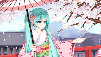 Sugar sound, Vocaloid girl, Hatsune Miku, Anime HD wallpaper