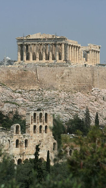 Acropolis HD phone wallpaper