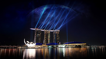 Landscape, Night HD wallpaper