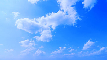 Deep Blue Sky - Clouds Timelapse - Footage - Full - YouTube HD wallpaper
