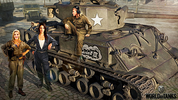 Girls in World of Tanks, Tanks, Girls, World, Games HD wallpaper